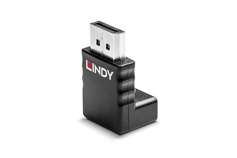 Lindy DisplayPort 1.2 angle adaptor (DisplayPort  A female - male) - 90 degree, up