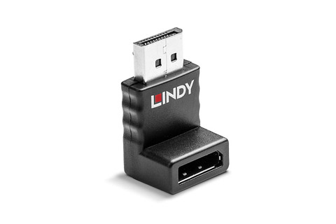 Lindy DisplayPort 1.2 angle adaptor (DisplayPort  A female - male) - 90 degree, down