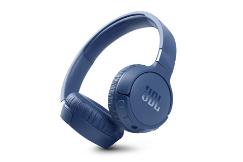 JBL Tune 660NC on-ear headphones, blue