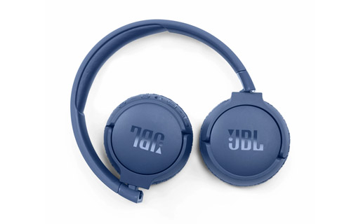 JBL Tune 660NC on-ear headphones, blue