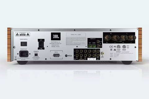 JBL SA750 integreated amplifier, back