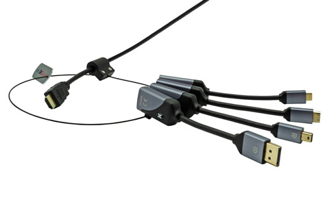 ProXtend HDMI adapter ring med Mini HDMI og USB-C adapter