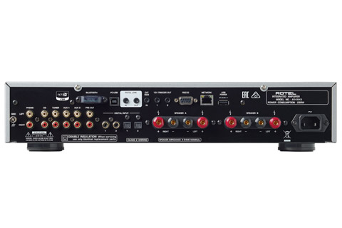 Rotel A14 MKII integrated amplifier, back
