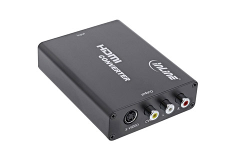 HDMI to composite and S-video converter - Back