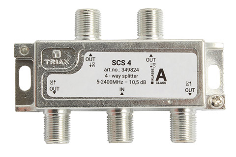 Triax SCS 4 4-vejs splitter