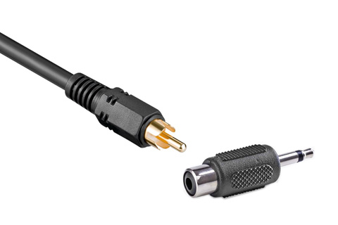 SPDIF koaxial digital adapter lydkabel (3.5 mm. MiniJack - Phono RCA)