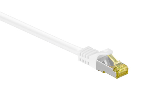 Network cable, CAT 7, white