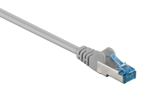 Network cable, Cat 6a S/FTP, gray