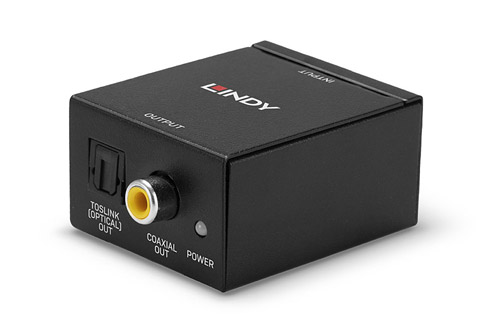 Lindy stereo to digital audio converter - Front