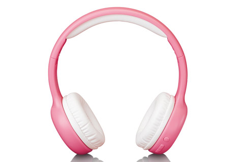 Lenco HPB-110 foldable kids Bluetooth headphone - Pink