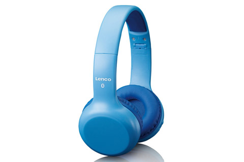 Lenco HPB-110 foldable kids Bluetooth headphone - Blue
