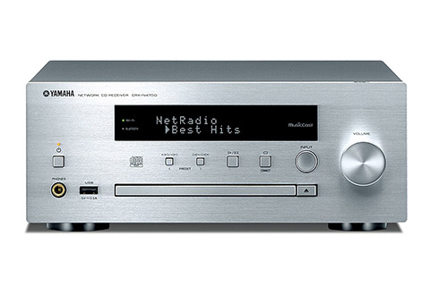 Yamaha CRX-N470D CD-receiver med netværk, sølv