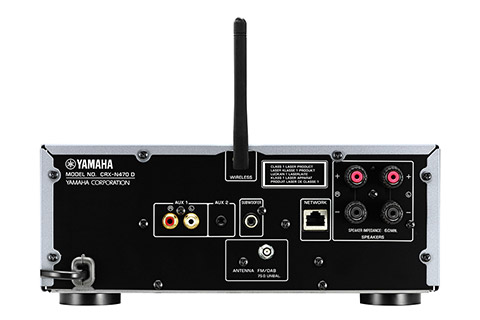 Yamaha CRX-N470D CD-receiver, back