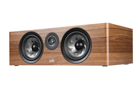 Polk Audio Reserve R400C center speaker, wood veneer, walnut