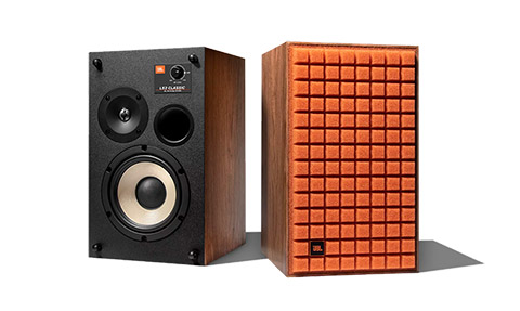 JBL Synthesis L52 speakers, orange