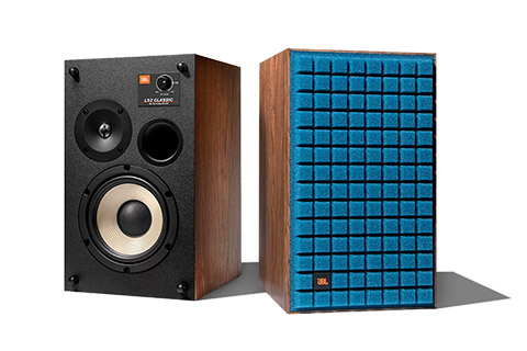 JBL Synthesis L52 speakers, blue