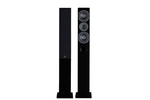 System Audio Saxo 30 floor speaker, black satin,  1 pair