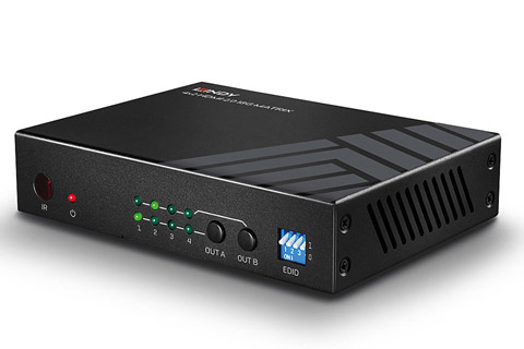 Lindy 4-way HDMI 4K@60Hz matrix switch (4 in - 2 out)
