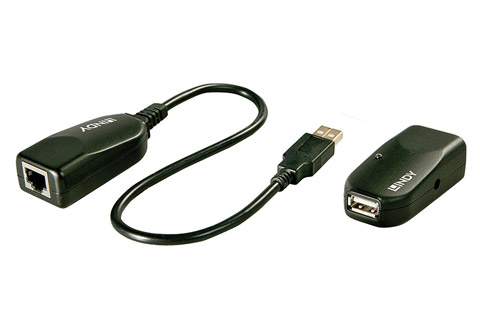 Lindy 50m USB 2.0 Cat.5 network extension kit