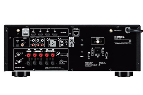Yamaha TSR-400 5.2 AV surround receiver - Back