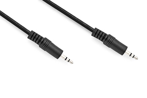 MiniJack Cable (3.5 mm stereo male - male) | 0,5 meter