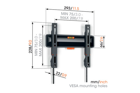 Vogels TVM 3205 Comfort fixed wall mount, 19-50