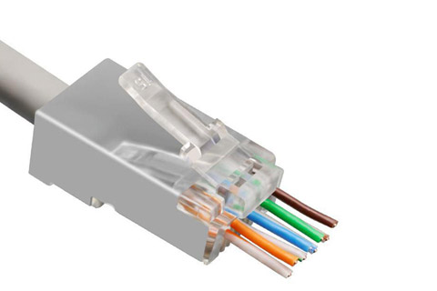 Easy-Connect EP-6S RJ45 CAT 6 FTP netværk EZ modularstik, 100 stk. pakke