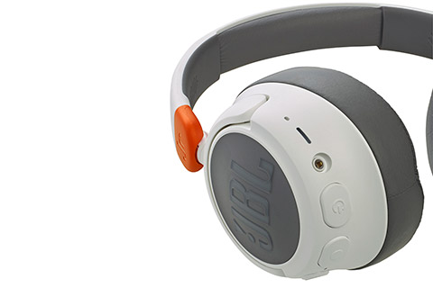 JBL JR460NC on-ear headphones, white