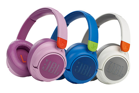 JBL JR460NC on-ear headphones, all