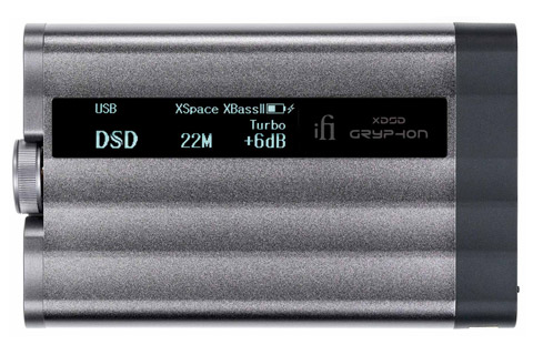 ifi Audio ifi xDSD Gryphon DAC and headphone amp - Top