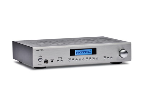Rotel A-12 MKII stereo amplifier (2x 60W, 8 Ohm) - Silver