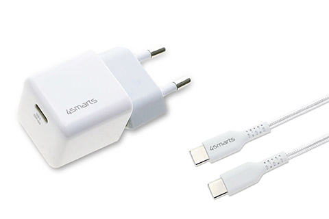4smart GaN charger with USB-C cable(30W)