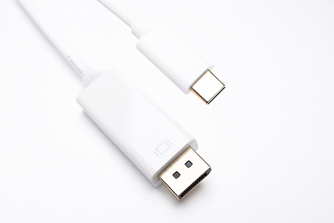 USB-C til DisplayPort kabel - White