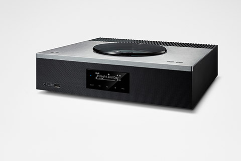 Technics SA-C600 network- and CD-receiver - Silver side
