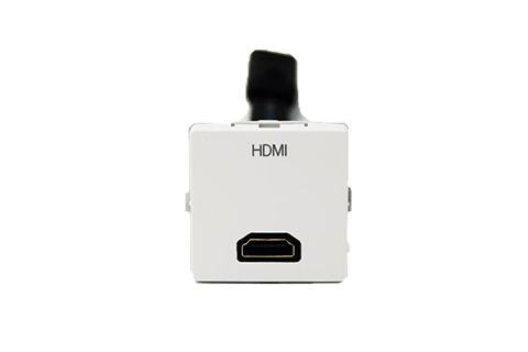 HDMI vægdåse, 1 modul - HDMI 2.0