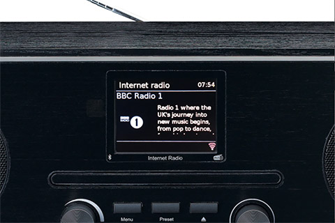 Lenco DIR-260BK CD-player with internet, FM/DAB+ radio and Bluetooth - Screen