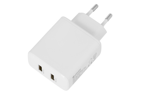 eSTUFF USB-A charger (4,8A), white