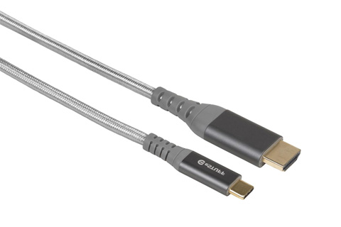 eSTUFF USB-C til HDMI kabel, grå, 2.00 meter