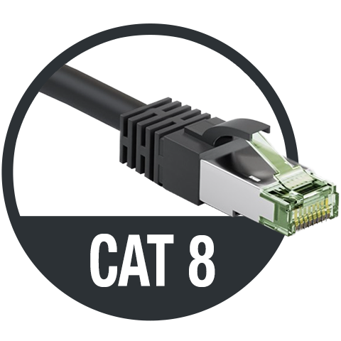 CAT 8 ethernet cable icon