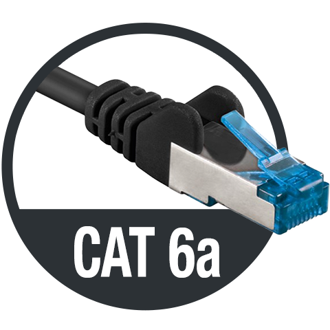CAT 6a netværkskabel icon
