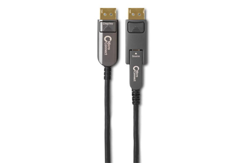 MicroConnect Optical Displayport 1.4 cable, 100.00 meter