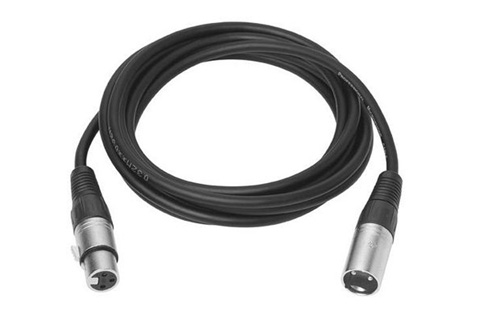 Vivolink balanceret XLR audio kabel, sort, 2.00 meter
