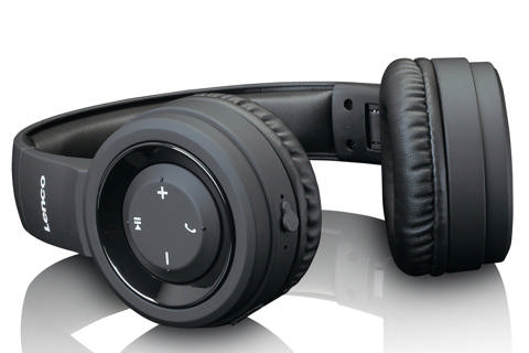 Lenco HPB-330 Bluetooth headphones - Black