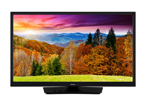 Lenco DVL-2483 24'' Smart HD TV with build-in DVD, 12 volt and 230V~, black