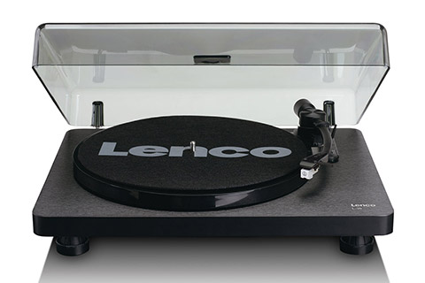 Lenco L-30 turntable with Audio-Technica cartridge, Black