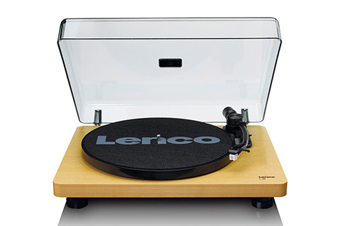 Lenco L-30 turntable with Audio-Technica cartridge, wood
