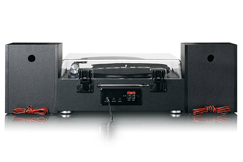 Lenco MC-460 Stereo with CD and turntable - Back