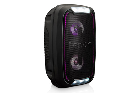 Lenco BT-272BK Bluetooth speaker with USB and SD-card, black