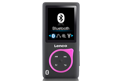 Lenco XEMIO-768 MP3/MP4-afspiller med Bluetooth, pink