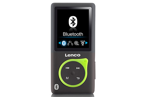 Lenco XEMIO-768 MP3/MP4-afspiller med Bluetooth, grøn